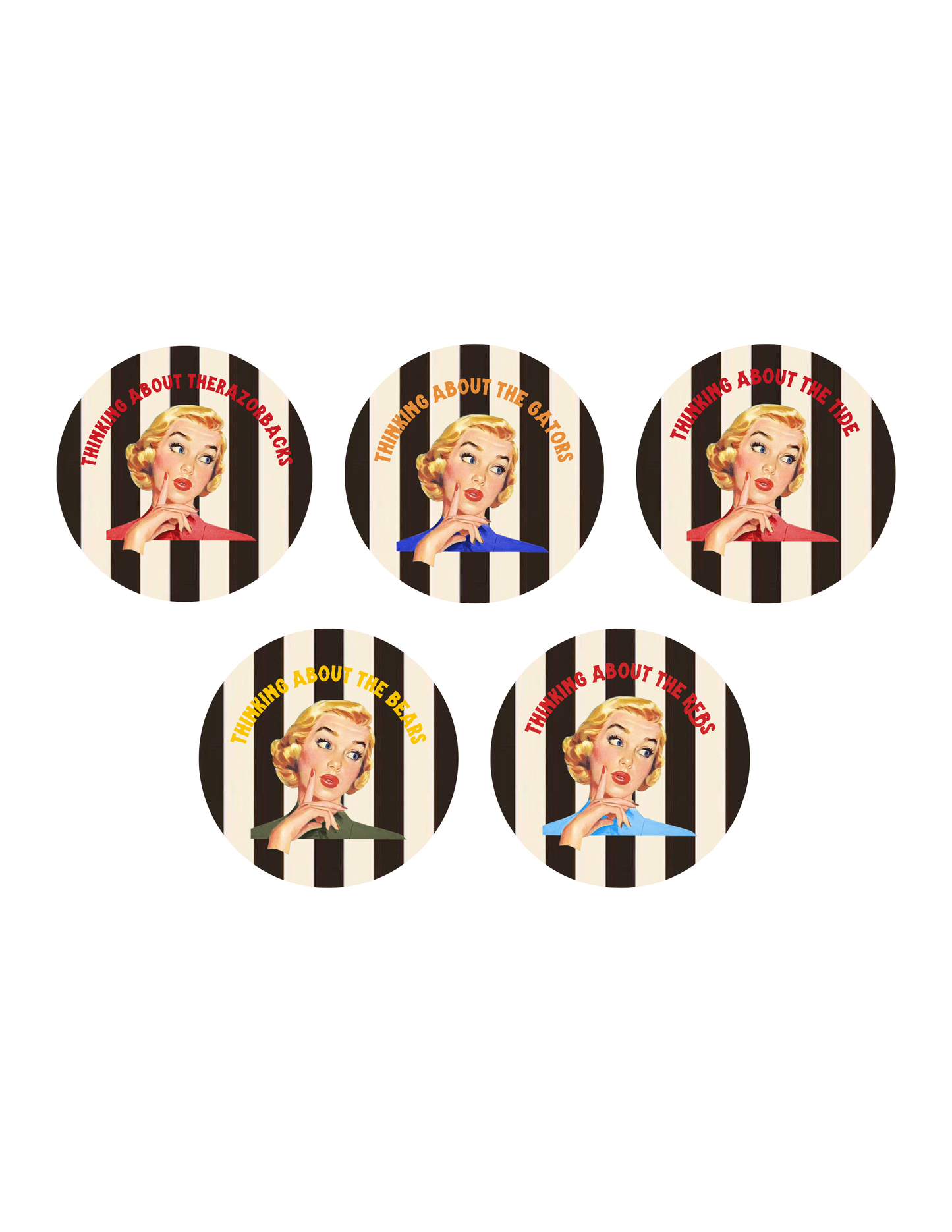 The Thinking About Game Day Pin