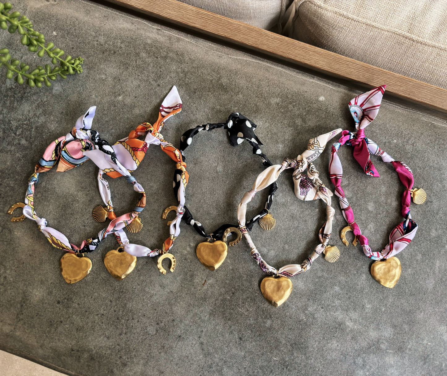 The Twilly Triple Heart Charm