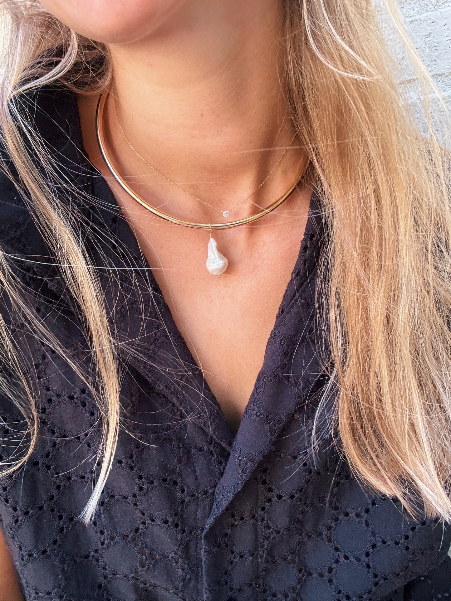 The Drop Pearl Choker