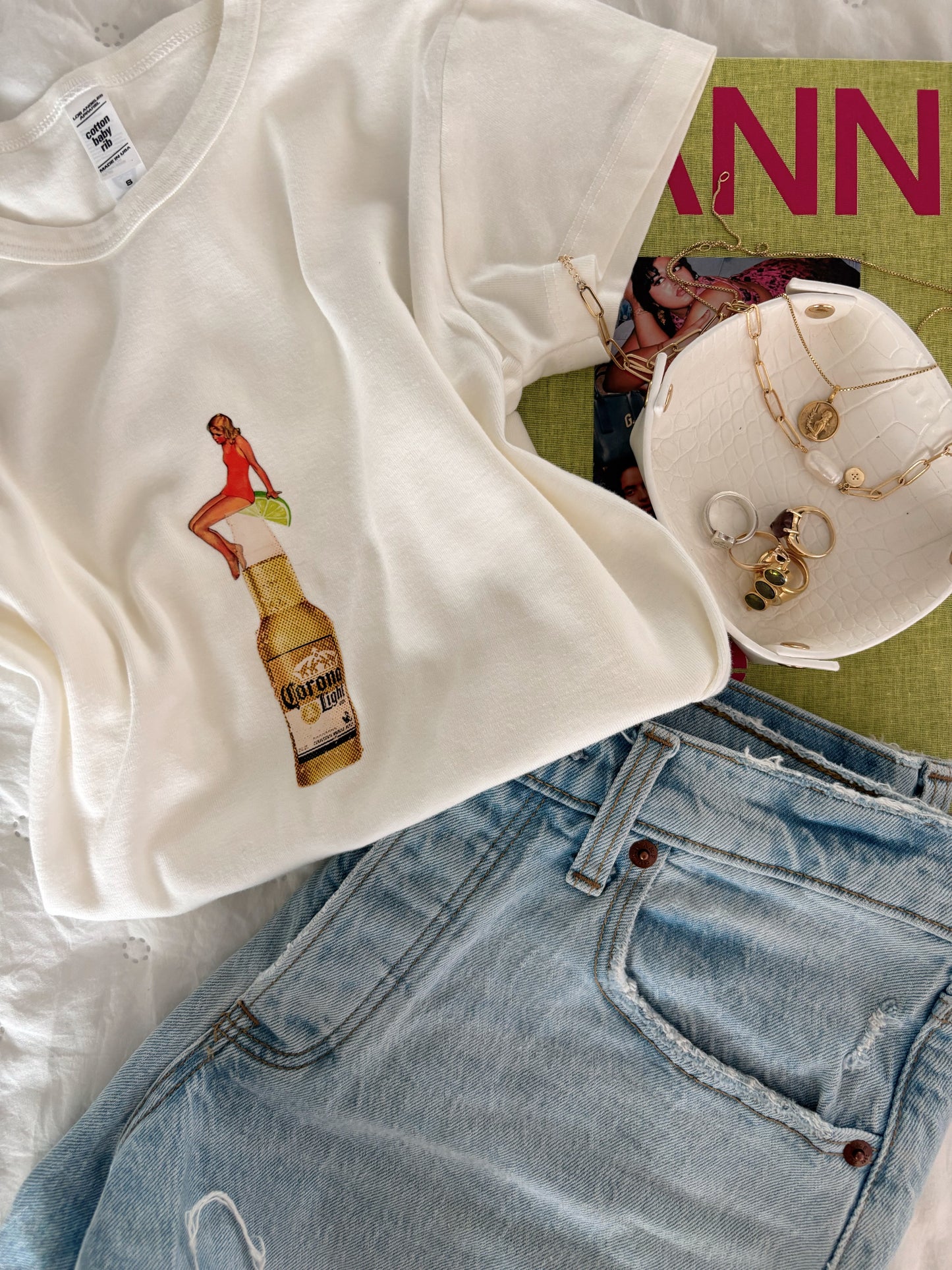 The Beer Girl Baby Tee