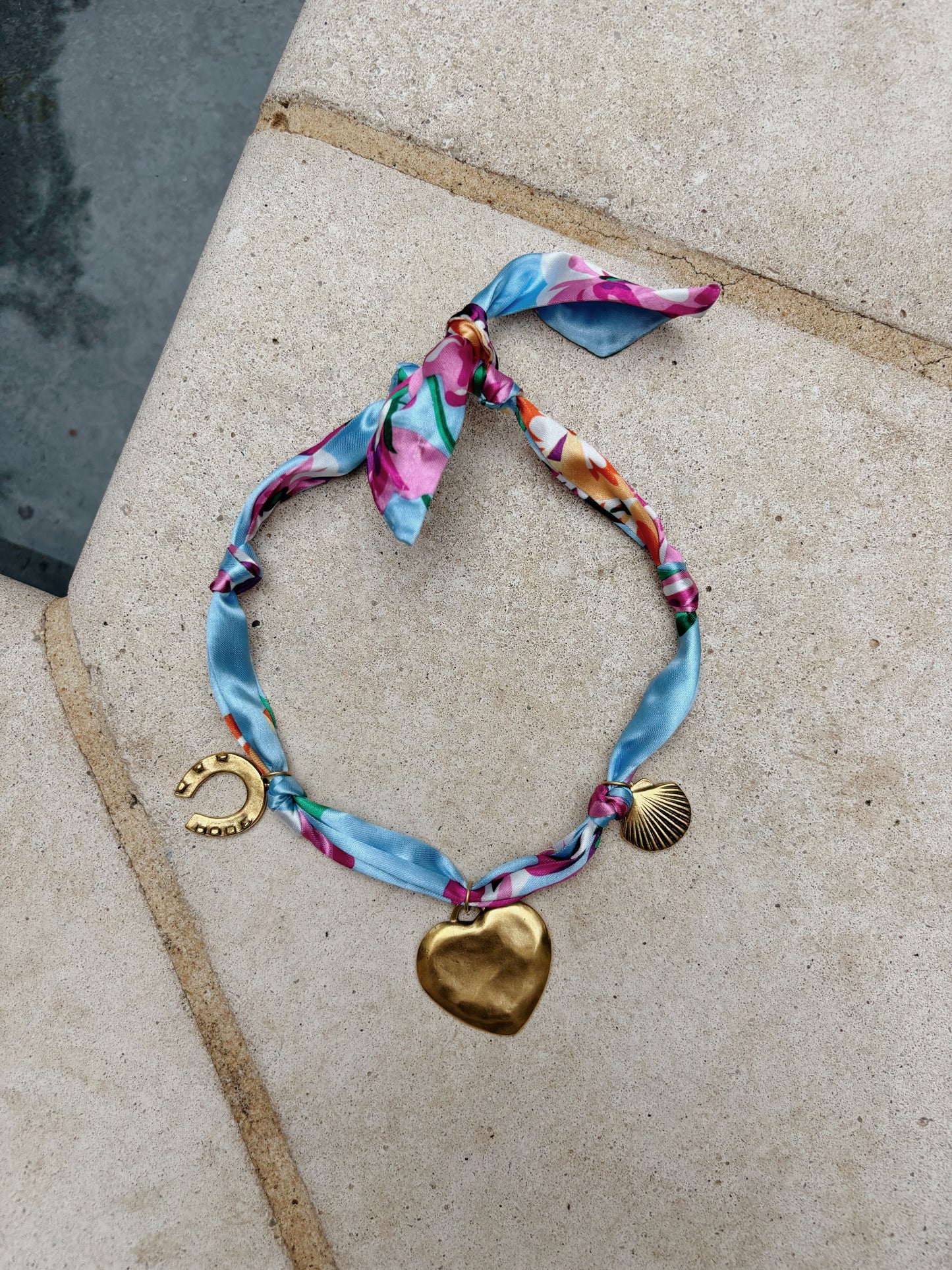 The Twilly Triple Heart Charm