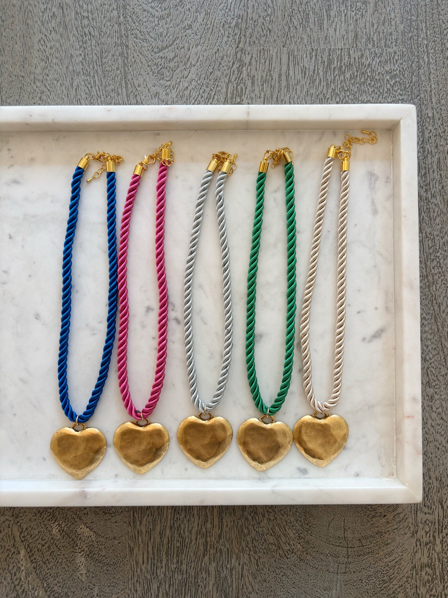 The Cord Heart Necklace