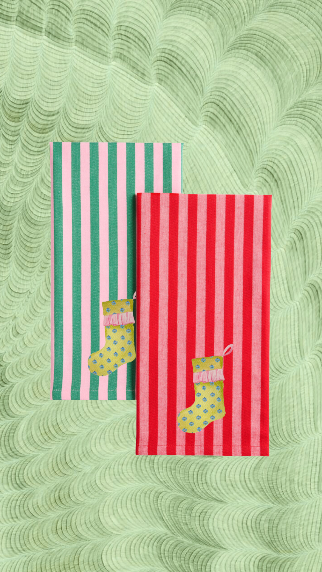 The Stocking Tea Towels