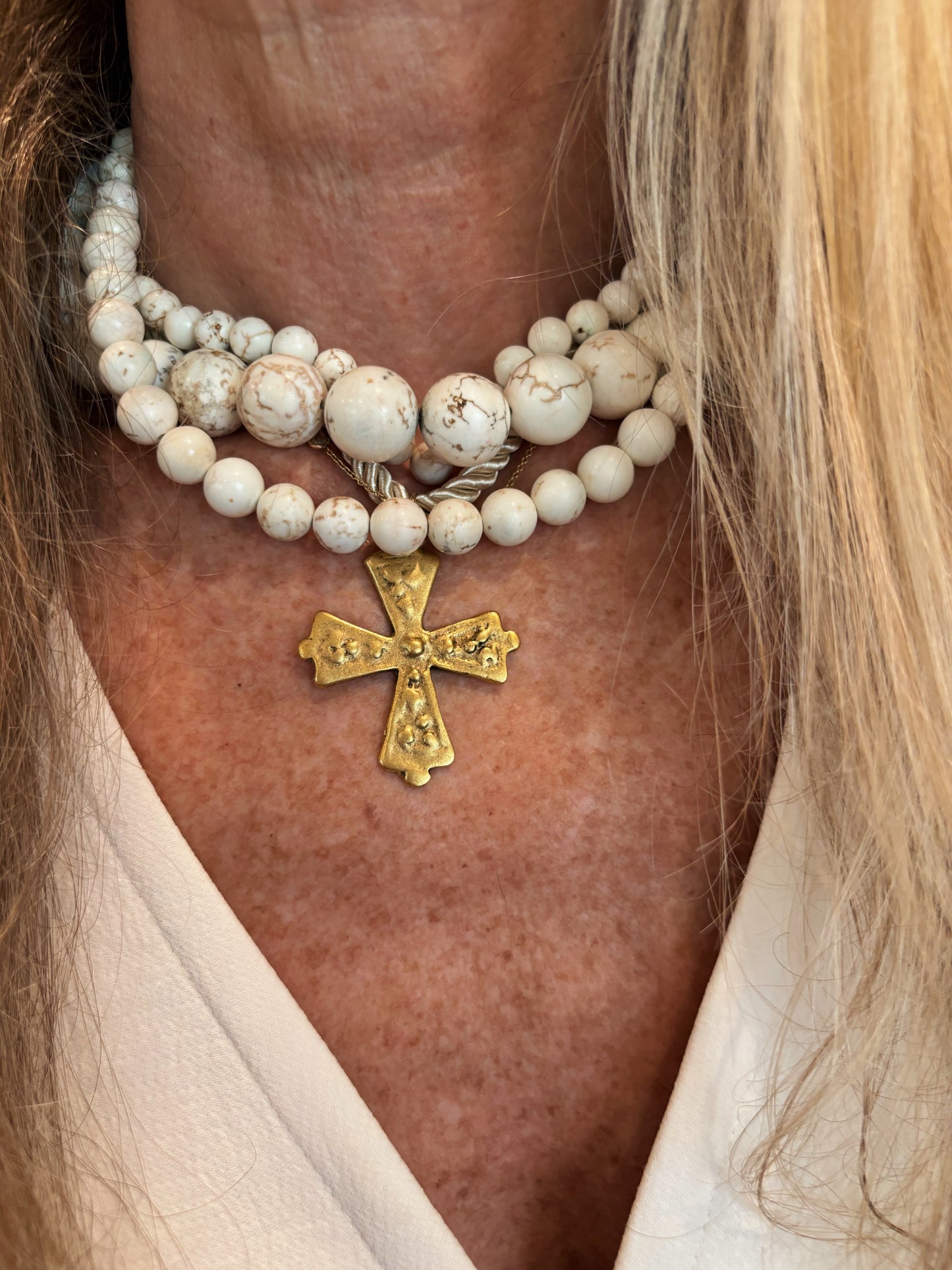 The Cord Cross Necklace