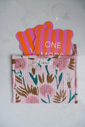 The Mahjong Card Pouch in Soft Pink Floral