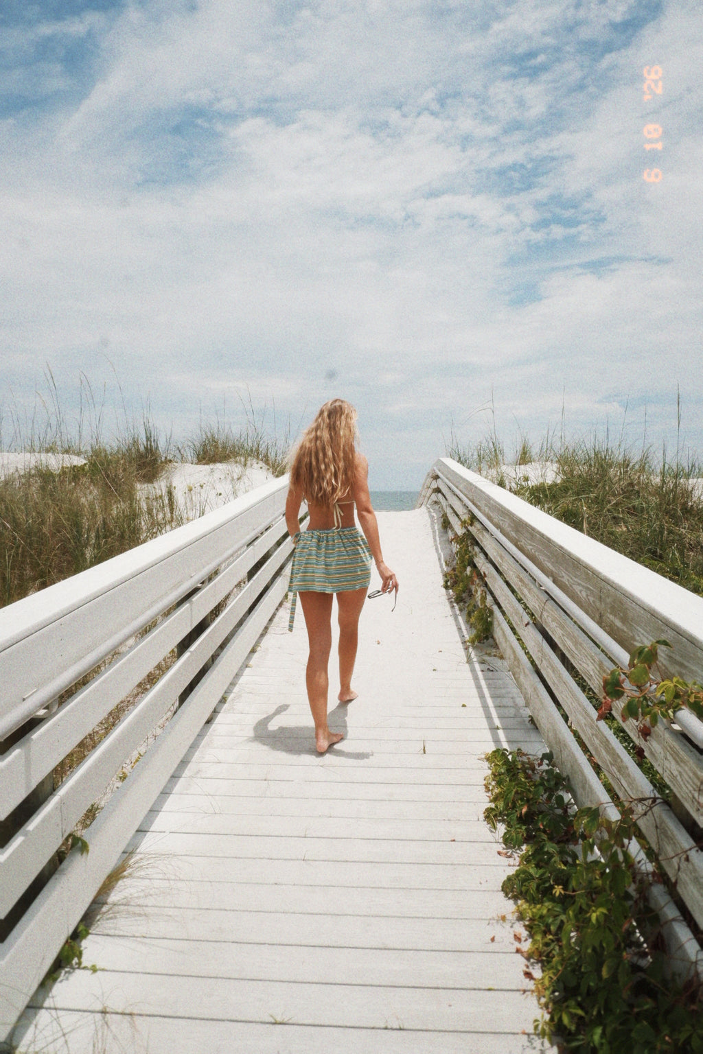 The Cabana Stripe Wrap Skirt