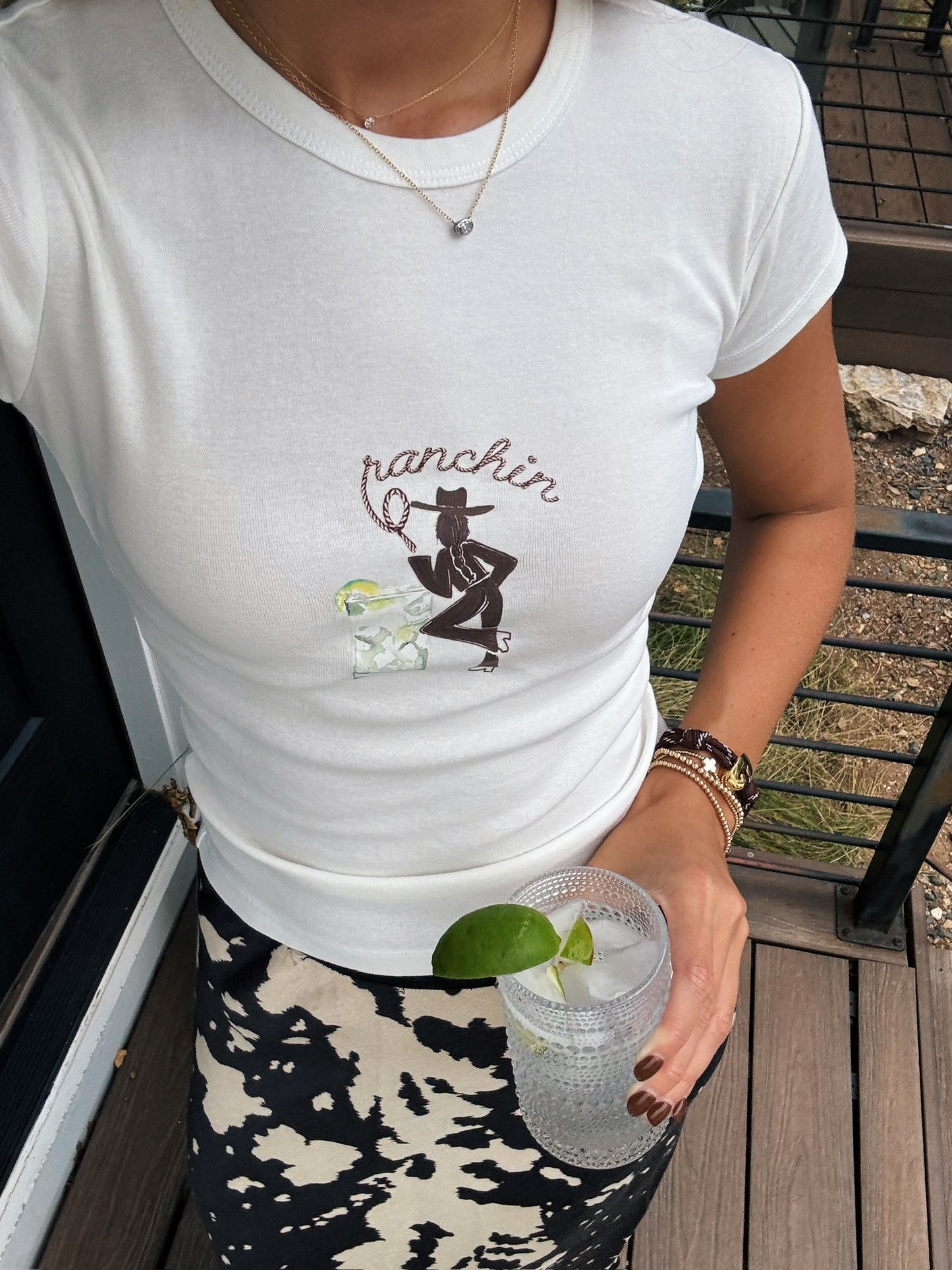 The Ranchin' Ranch Water Baby Tee