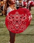 The Red Bandana Pin