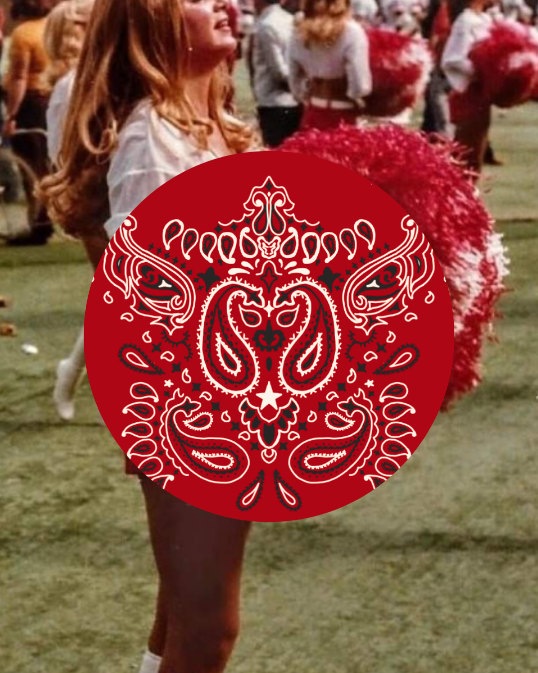 The Red Bandana Pin