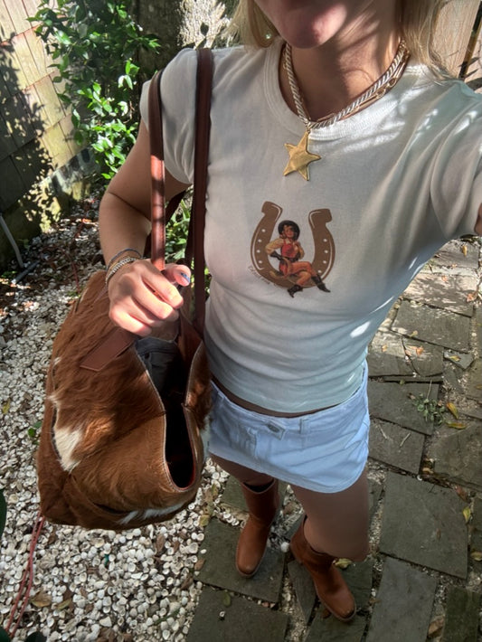 The Cowgirl Baby Tee