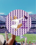 The Purple Put Me In Coach Pin