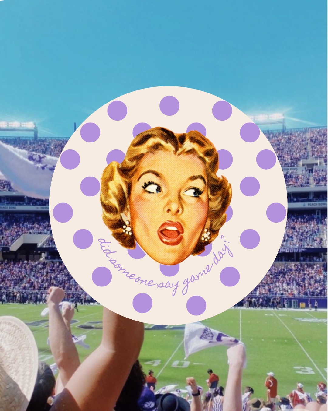 The Purple Polka Dot Pin