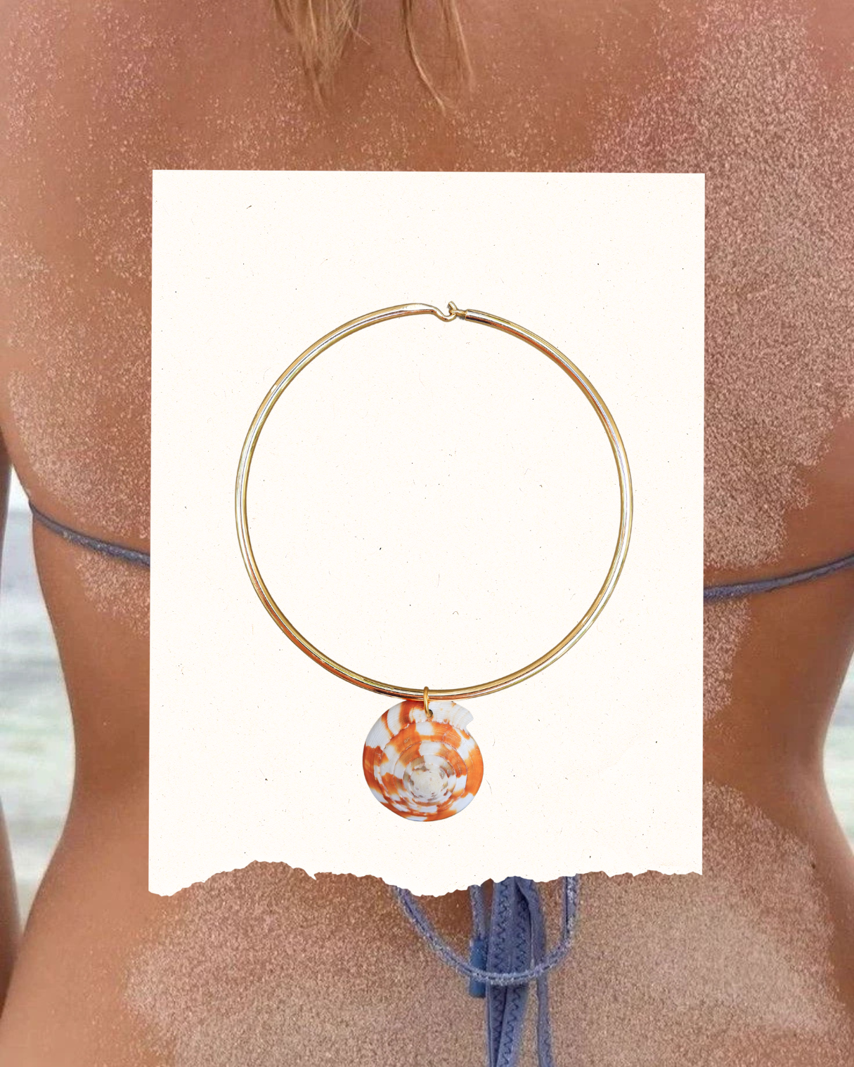 The Sunset Shell Choker