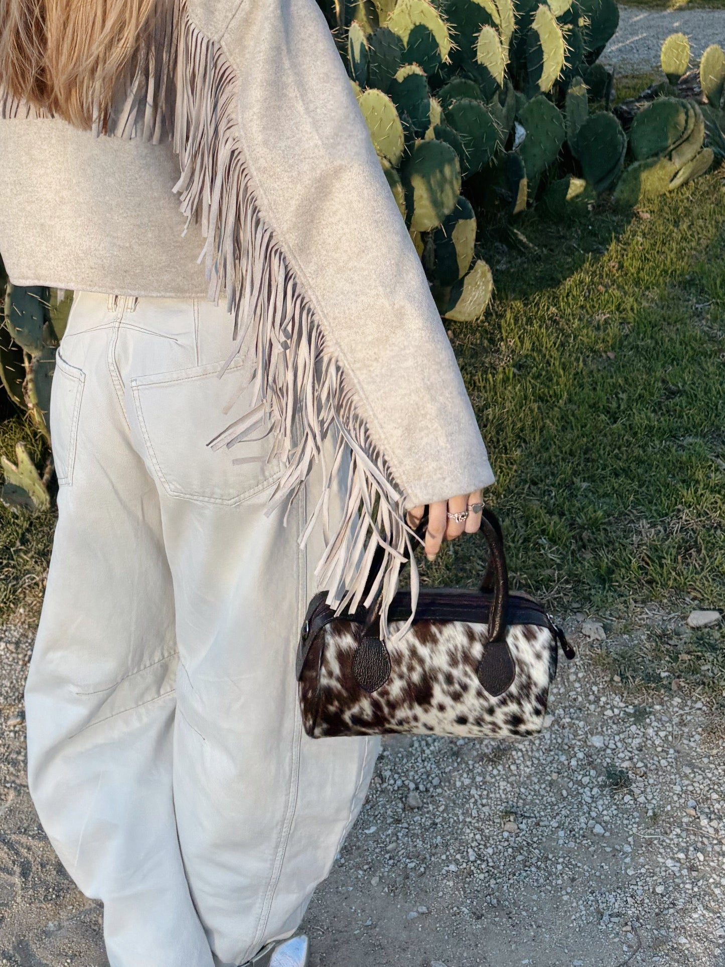The Hide Barrel Bag - Brown Leather