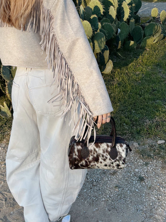 The Hide Barrel Bag - Brown Leather