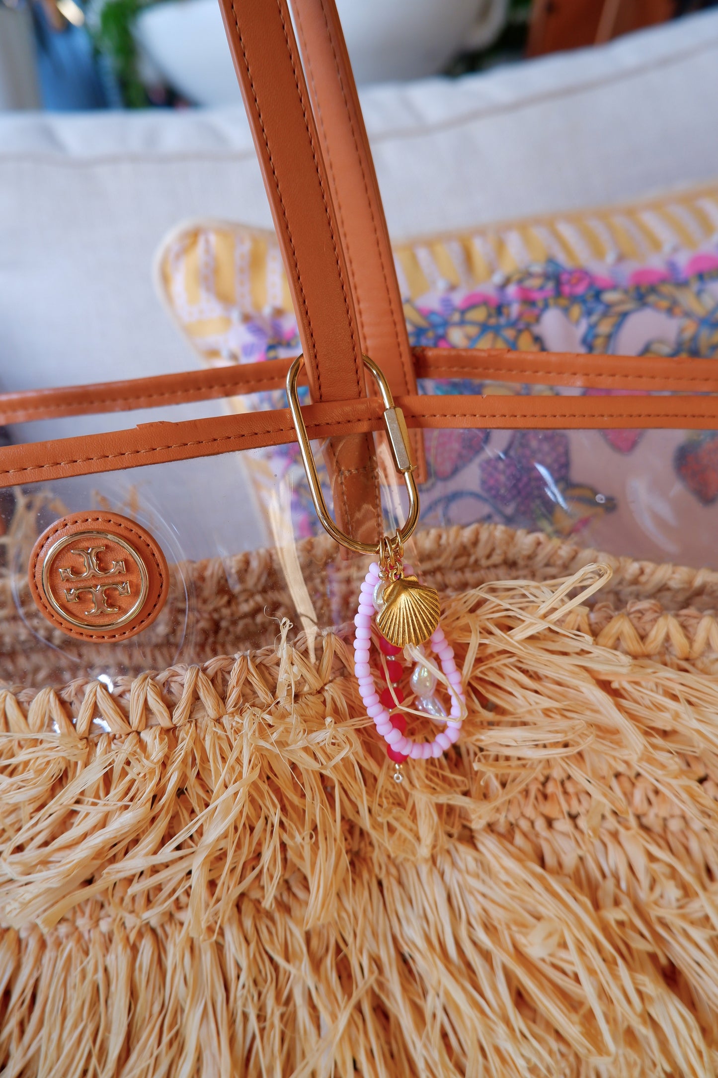 Spring Beaded Bag Charms