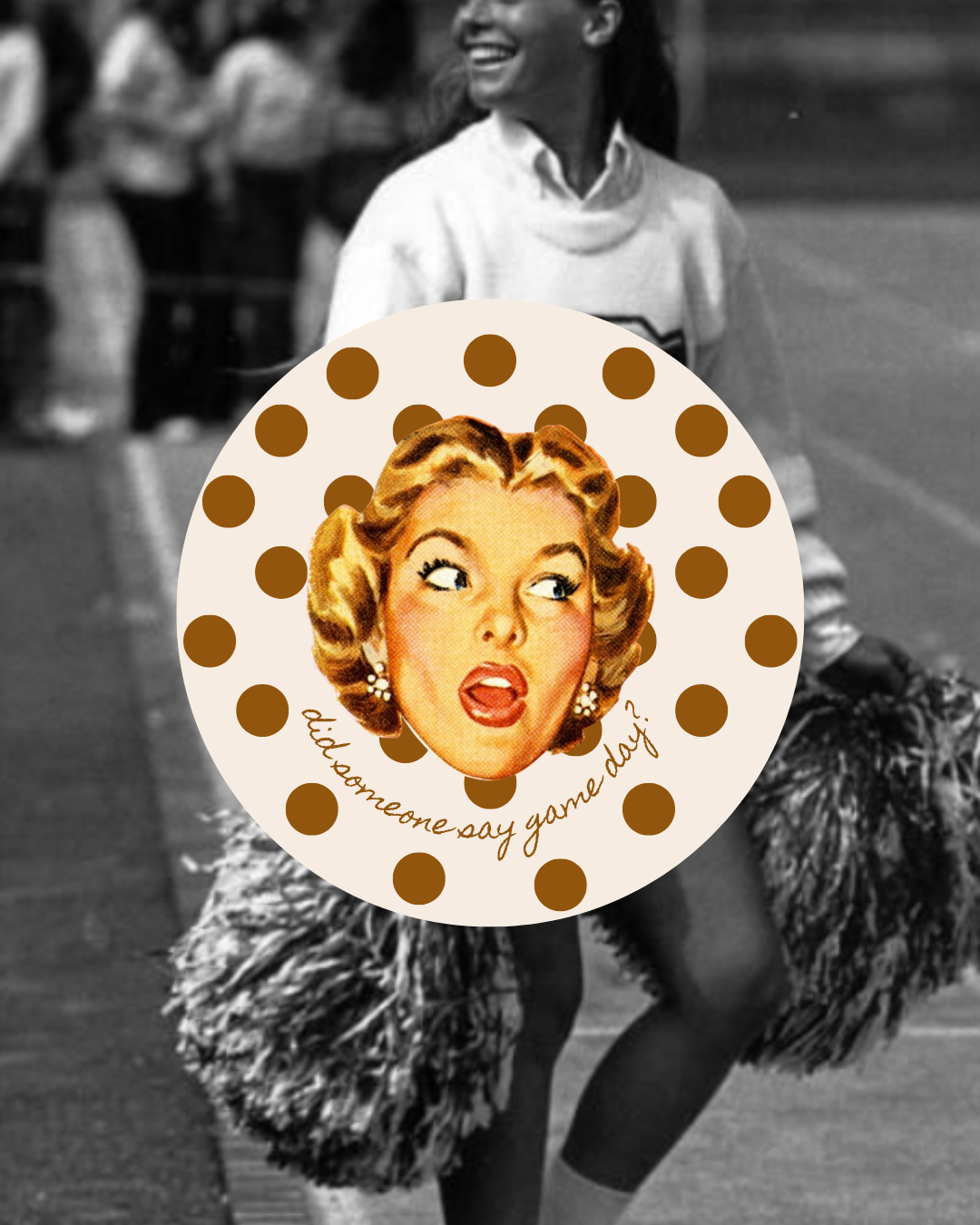 The Brown Polka Dot Pin