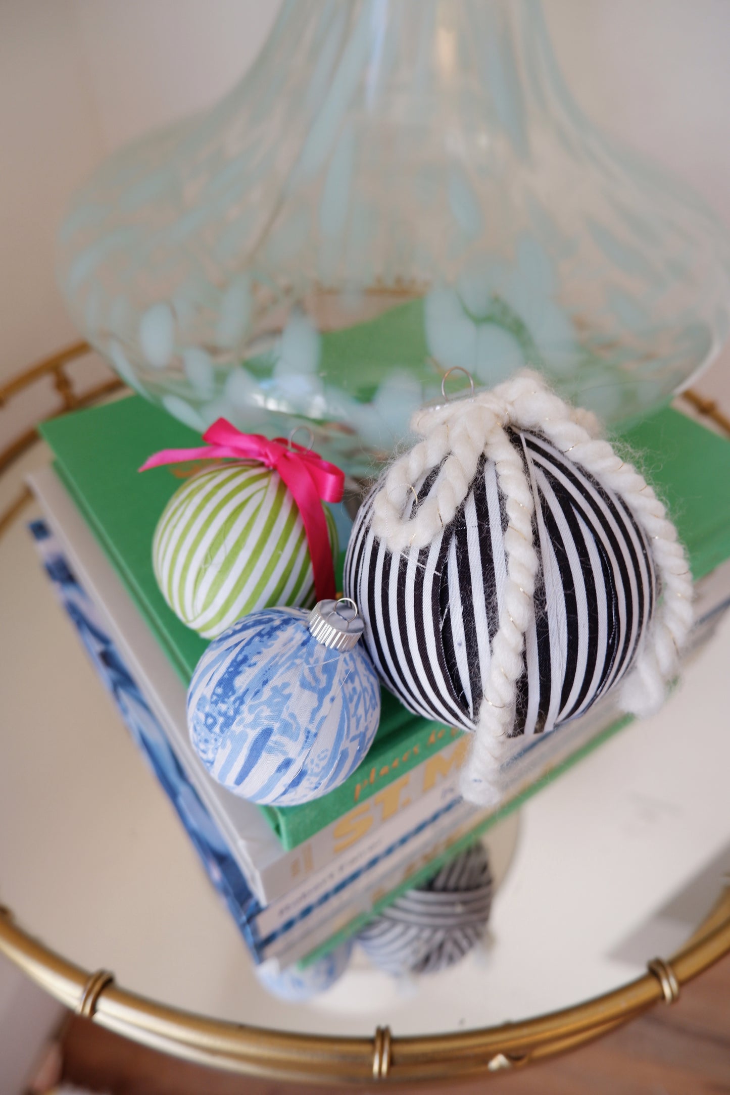 The Large Fabric Wrapped Ornaments