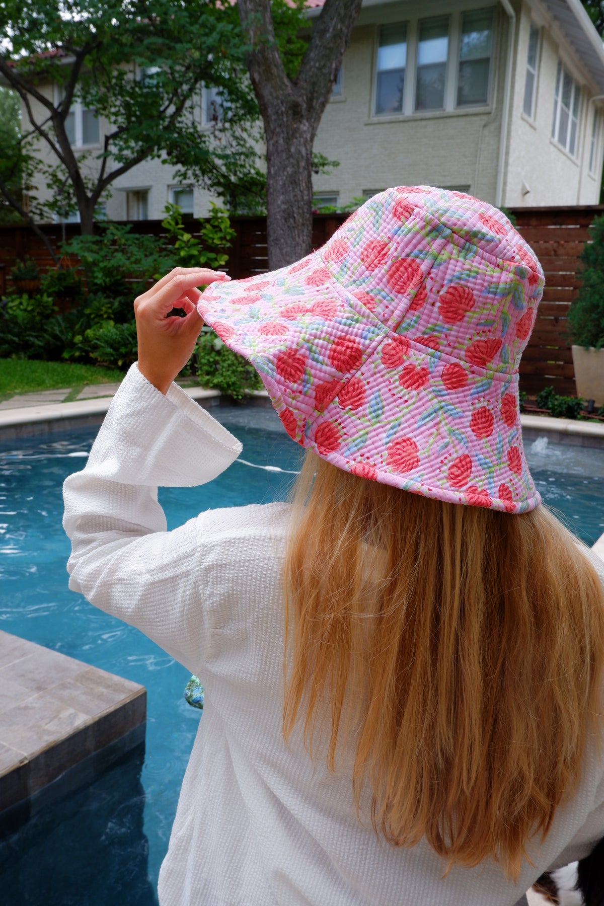 The Pink Poppy Quilted Hat