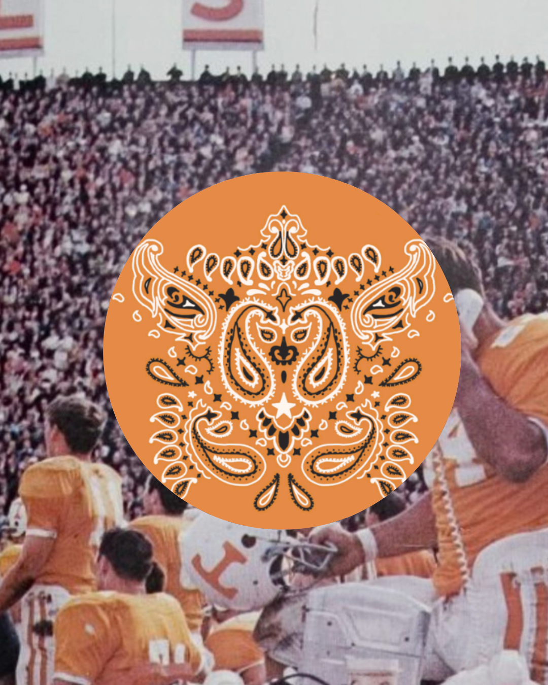 The Orange Bandana Pin
