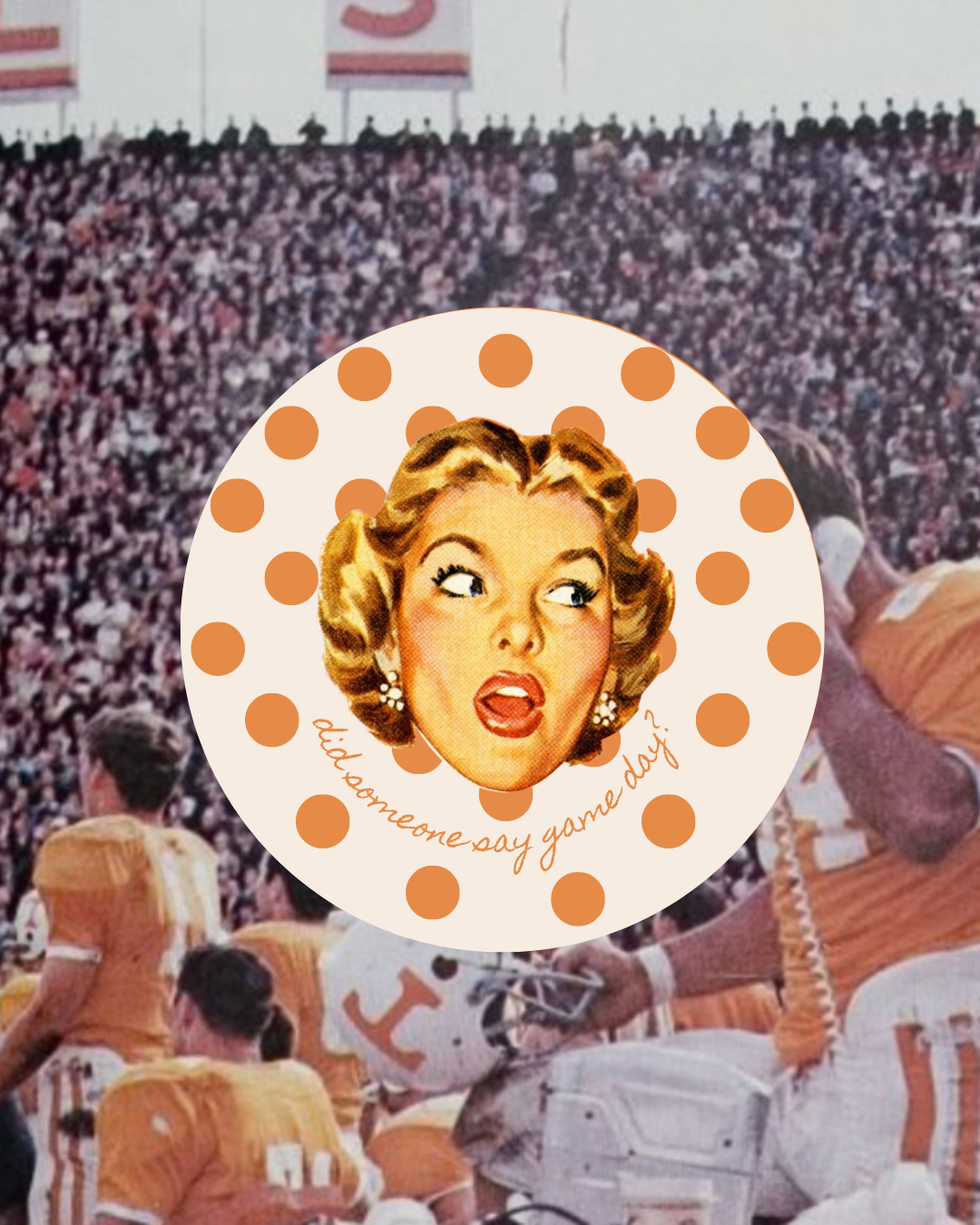 The Orange Polka Dot Pin