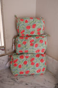 The Green Poppy Vanity Bag Set