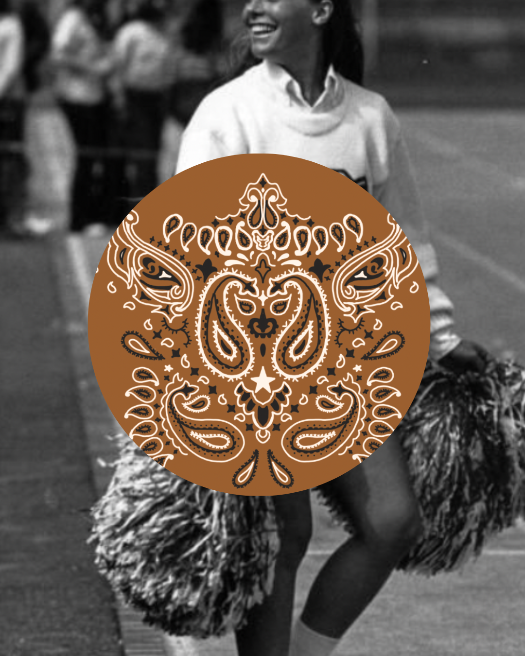 The Brown Bandana Pin
