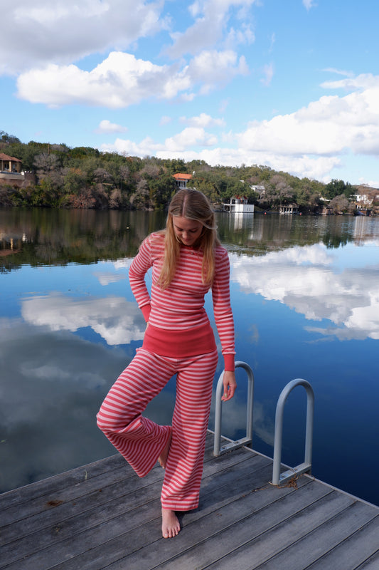 The Pink on Pink Stripe Set