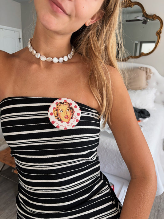 The Polka Dot Game Day Pin