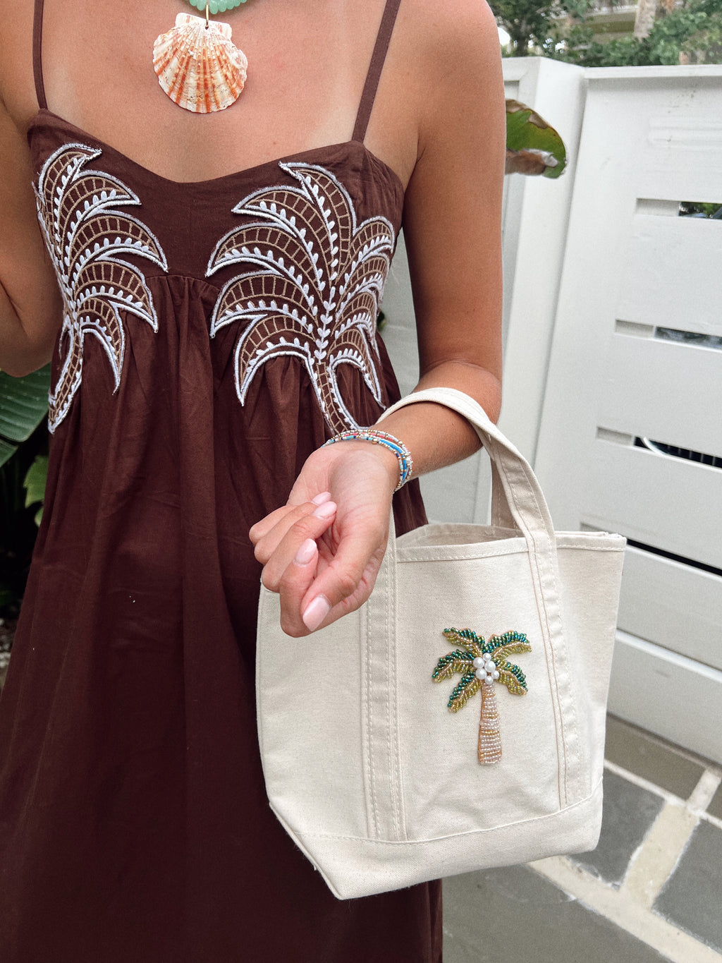 The Palm Tree Mini Tote