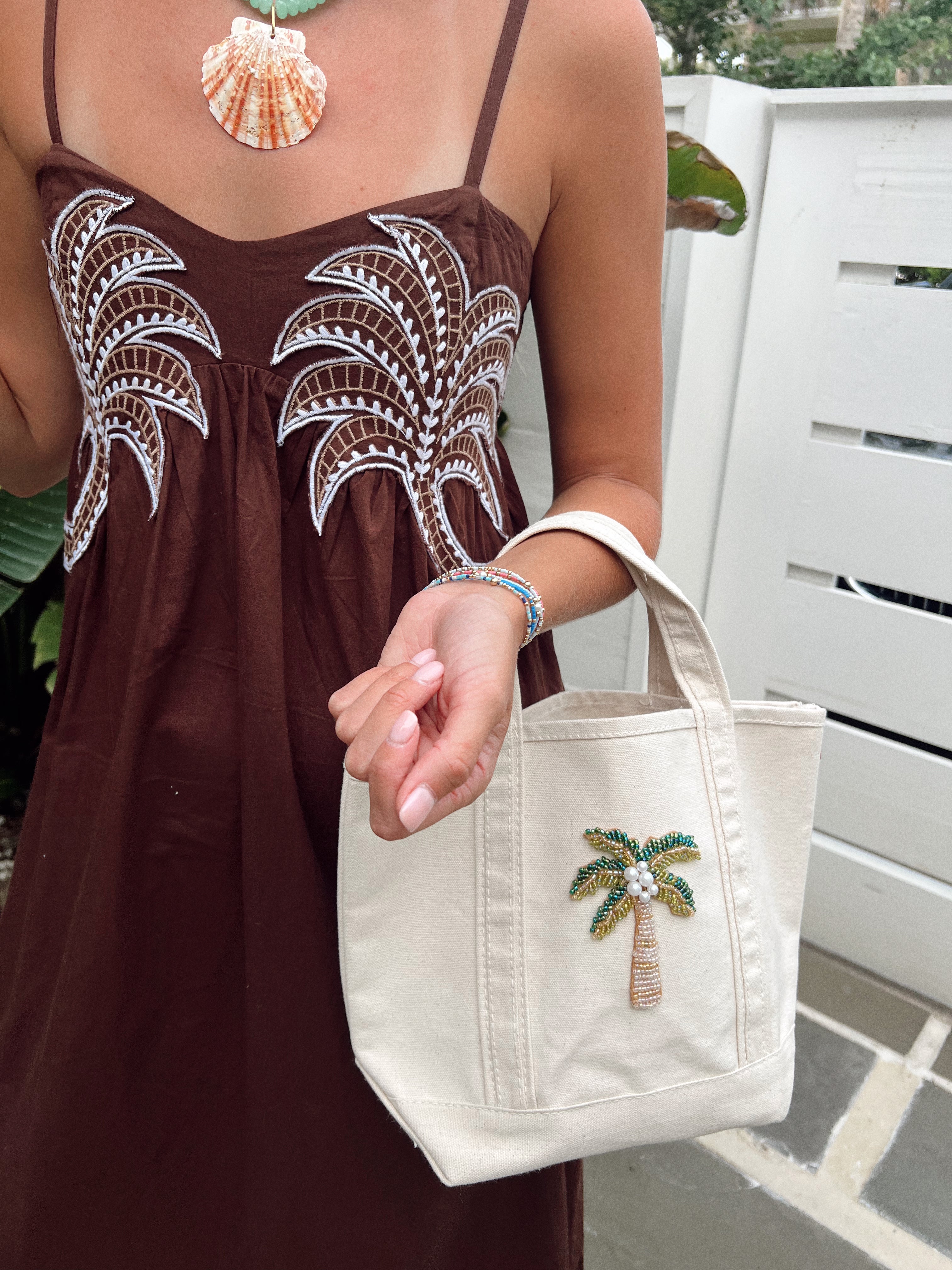 The Palm Tree Mini Tote