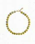 The Heart Strand Necklace in Chartreuse