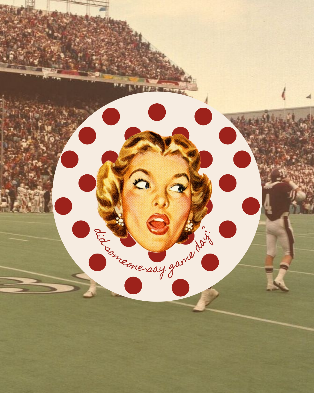 The Maroon Polka Dot Pin