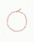 The Heart Strand Necklace in Pink