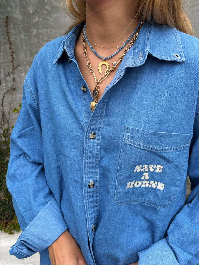 The Save A Horse Button Up