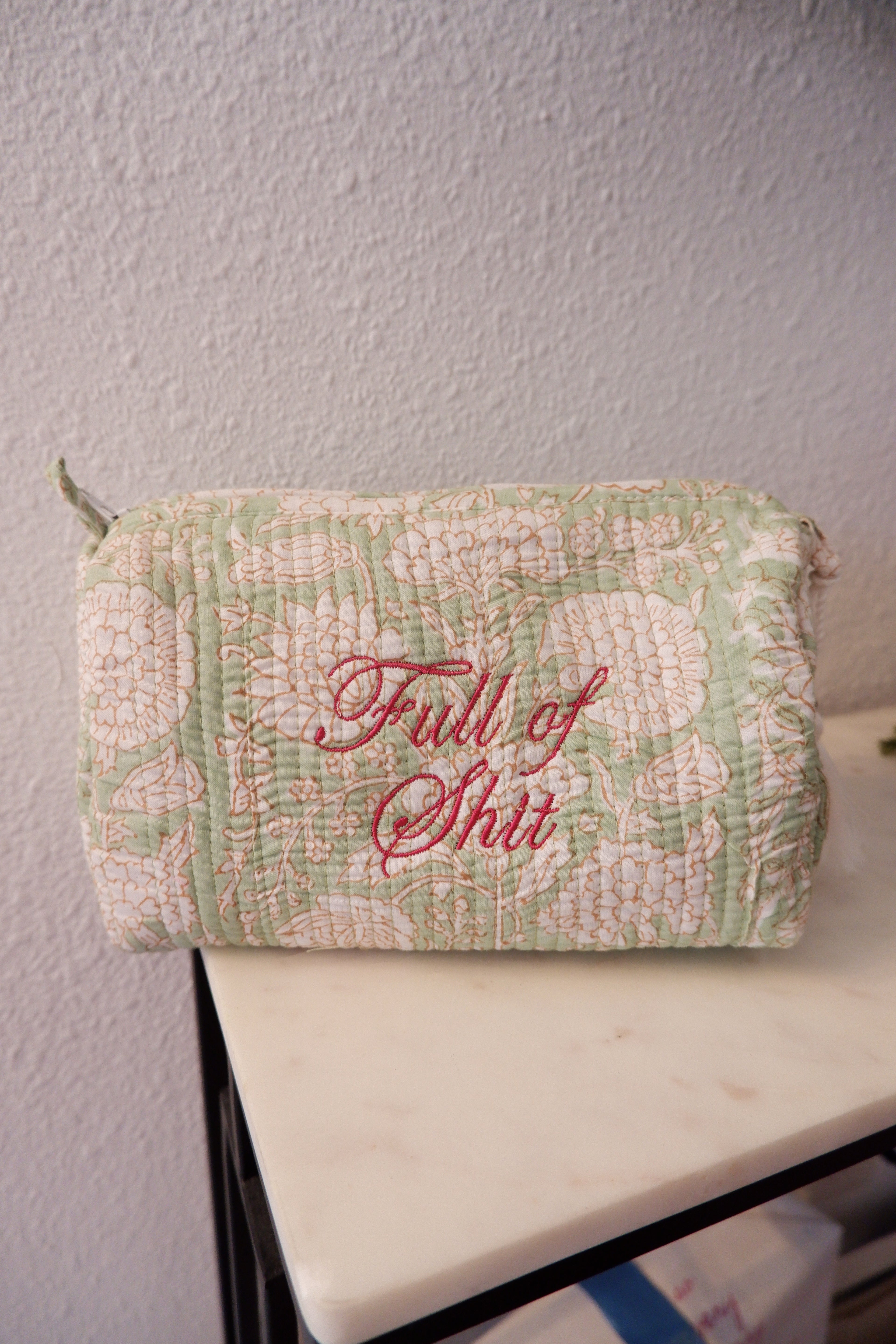 THE ‘FULL OF SHIT’ LARGE VANITY BAG