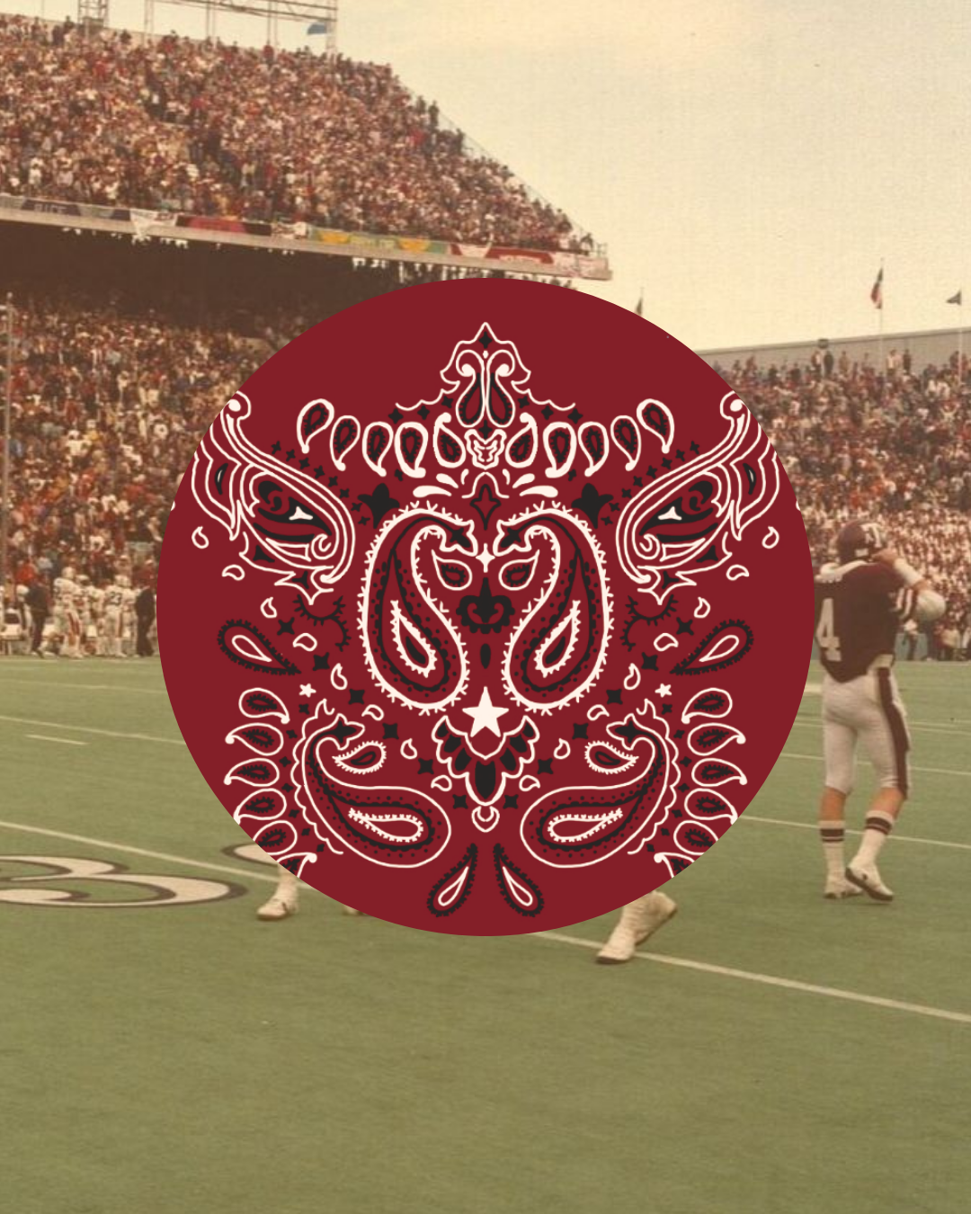 The Maroon Bandana Pin