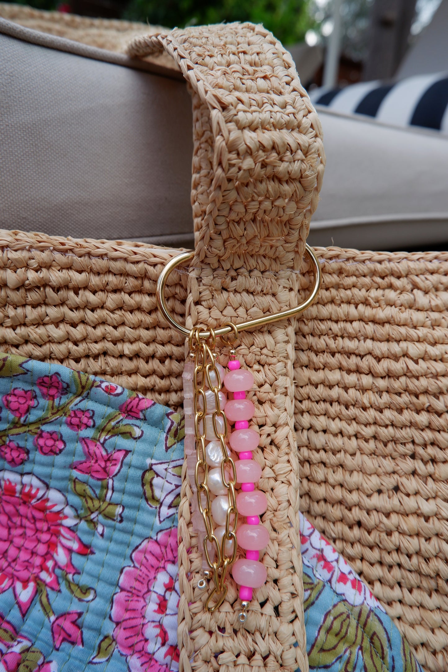 Spring Beaded Bag Charms