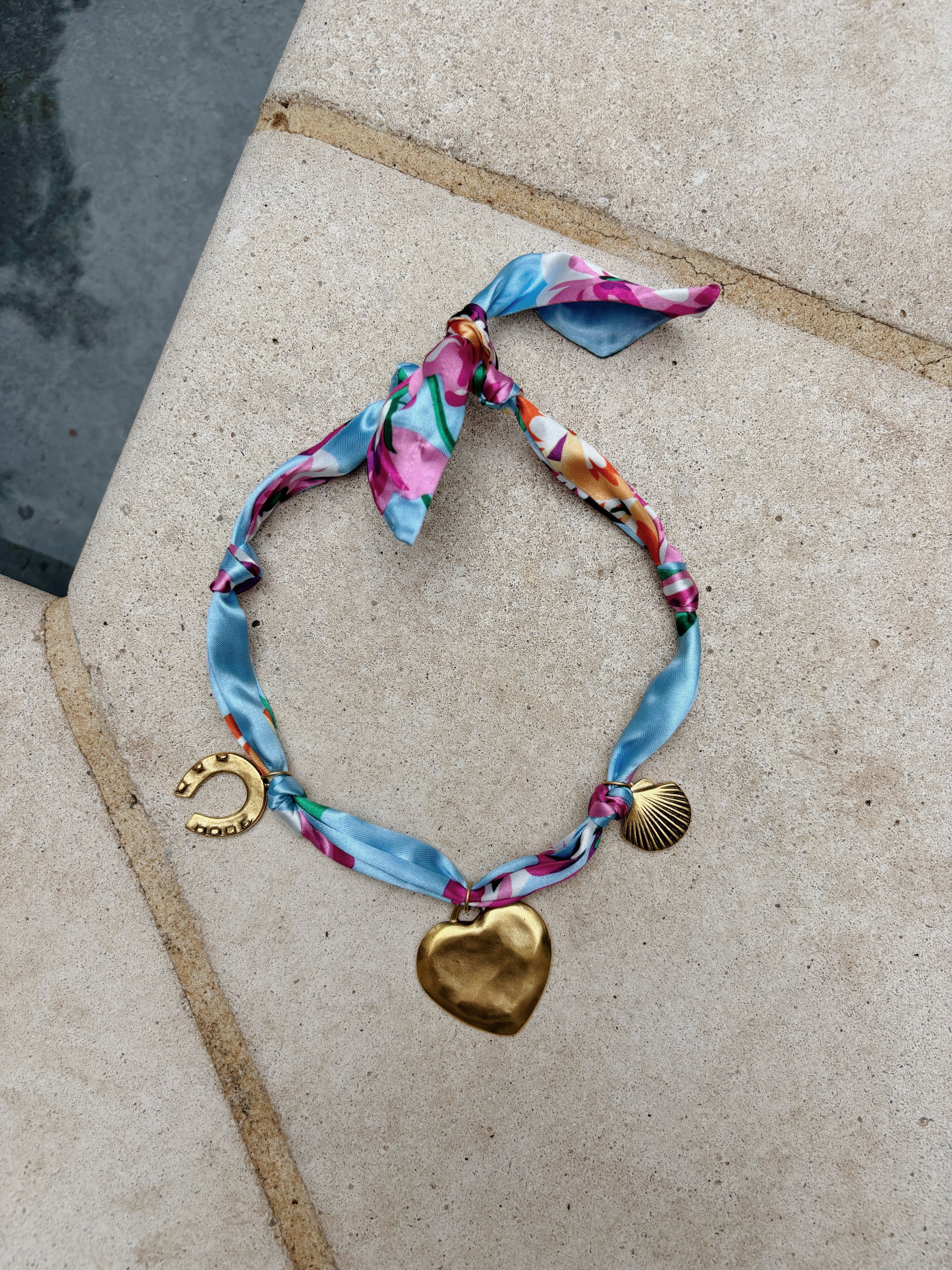 The Twilly Triple Heart Charm