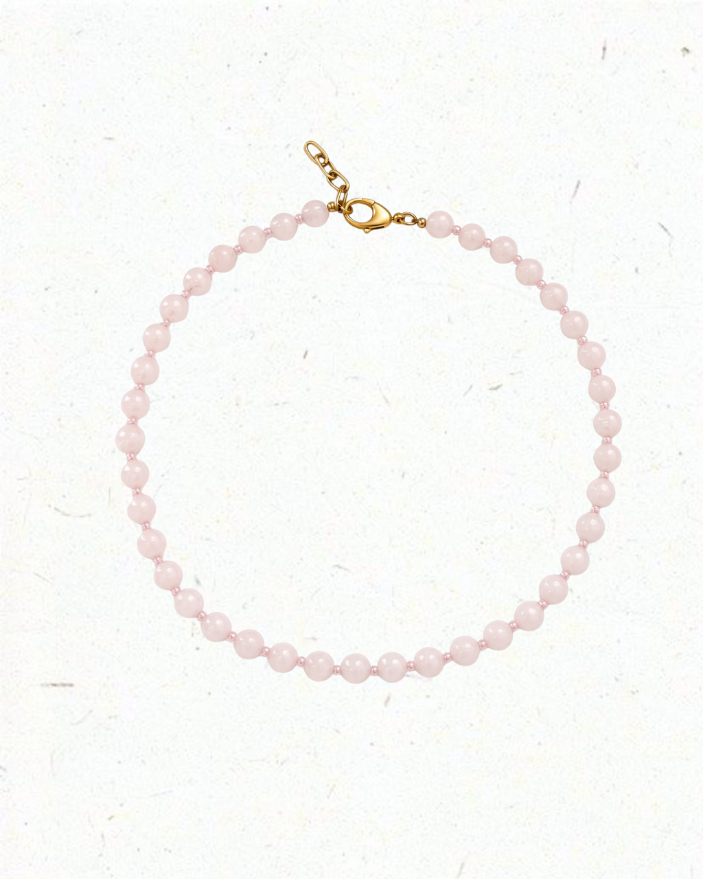 The Bubble Strand Necklace in Pink