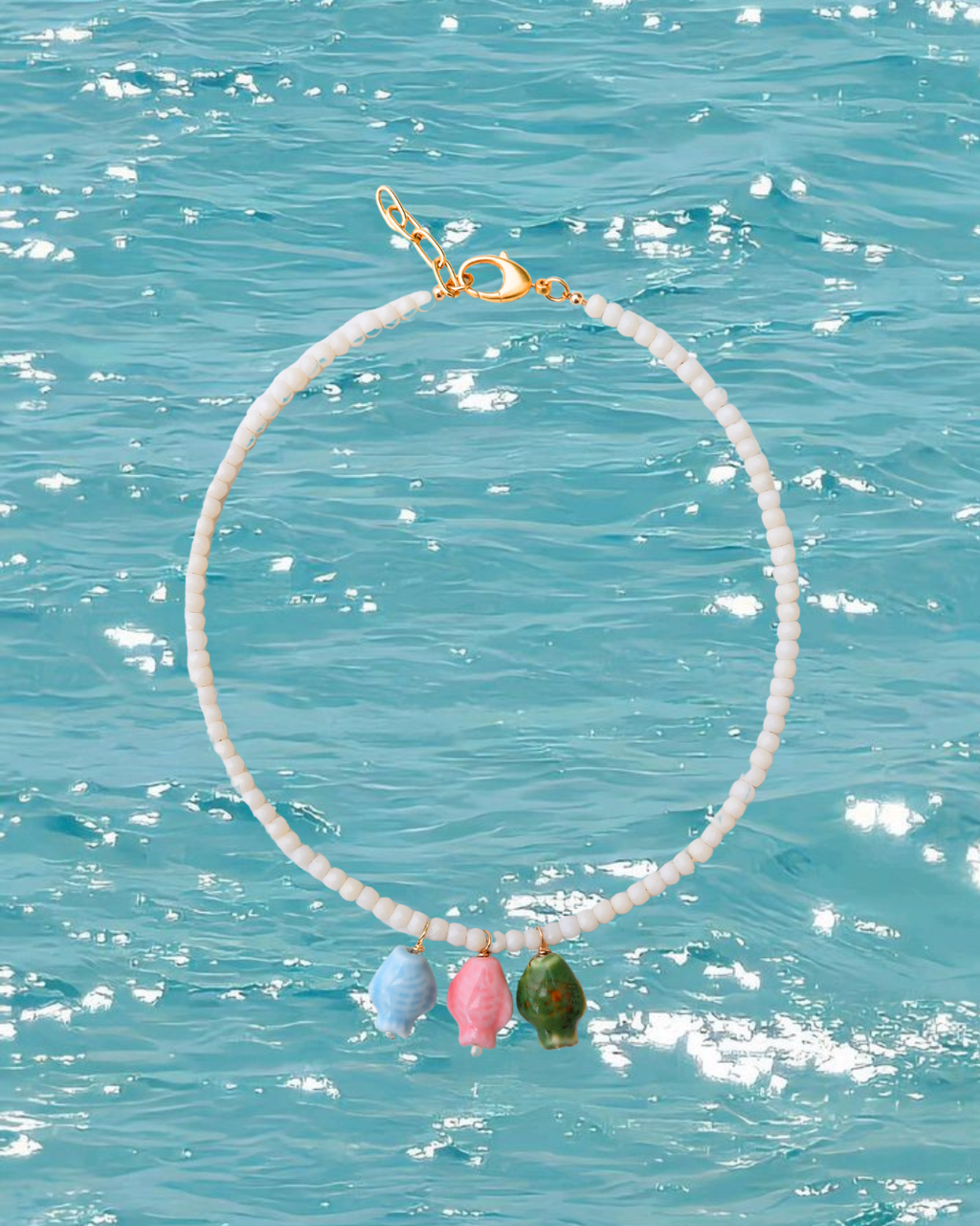 The Triple Charm Fish Necklace