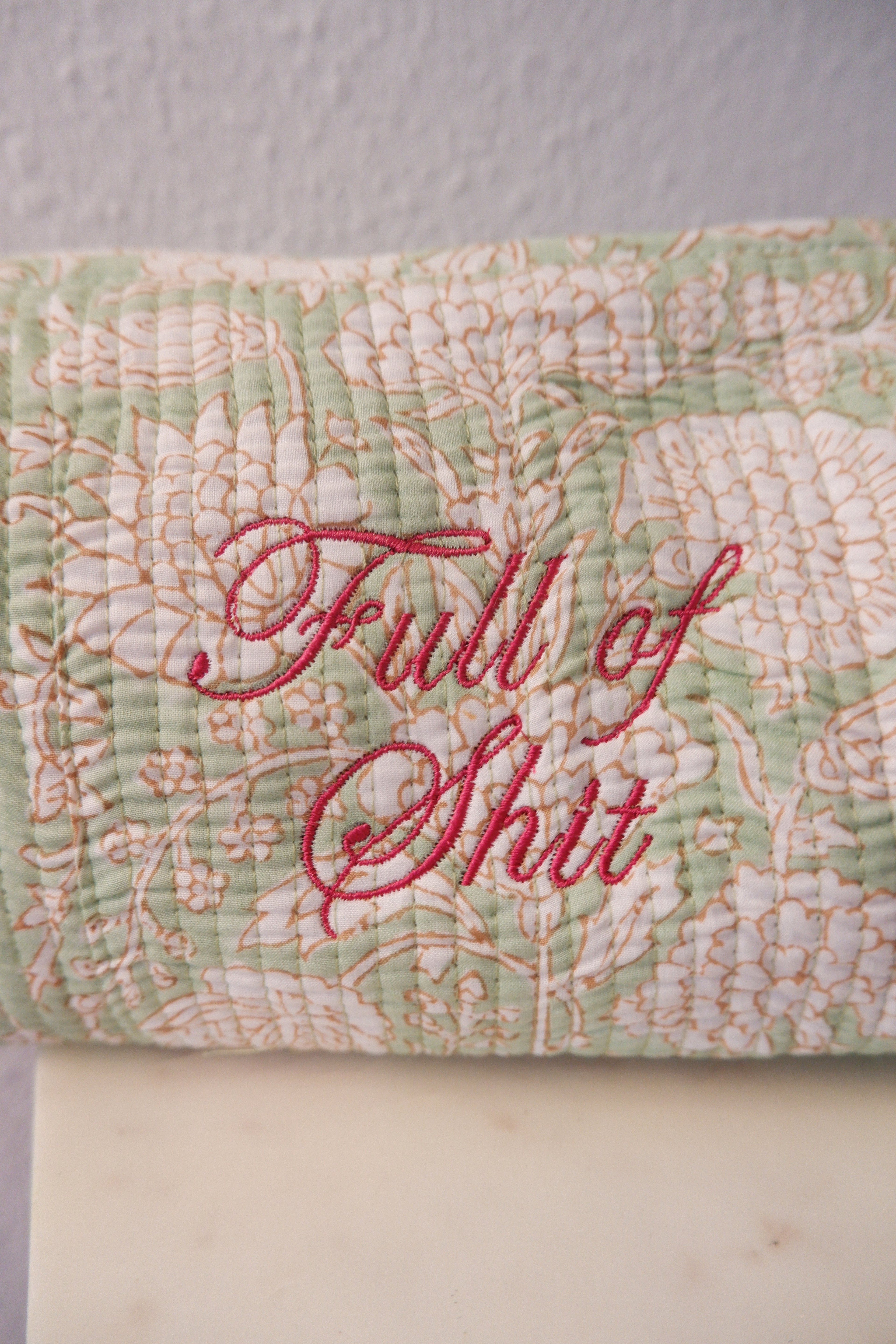 THE ‘FULL OF SHIT’ LARGE VANITY BAG