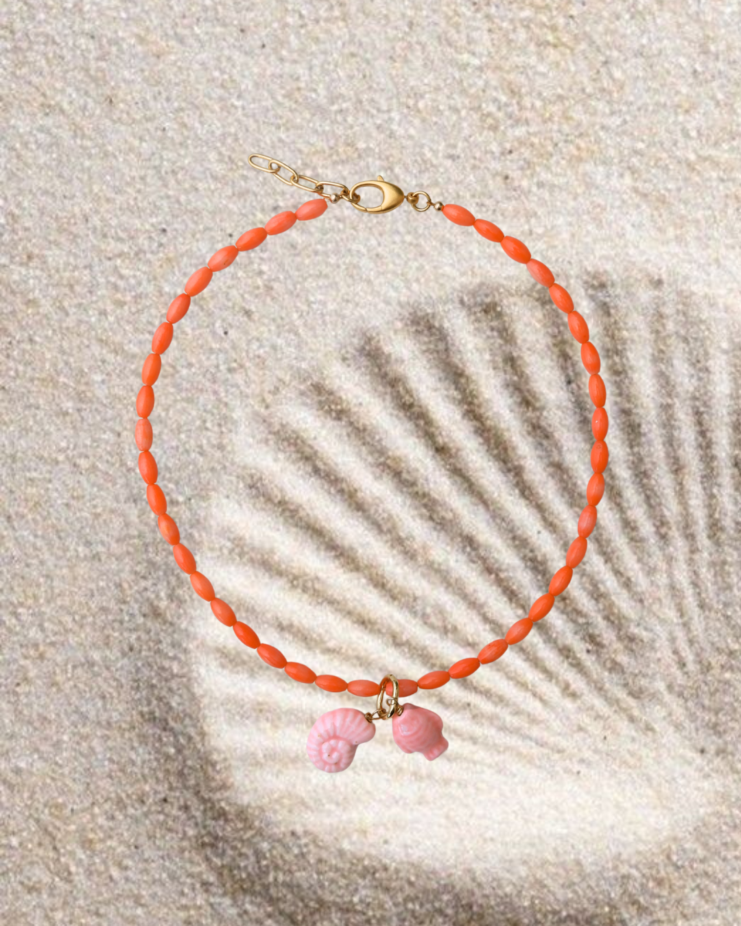 The Salmon Ocean Drop Necklace