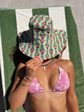 The Green Wild Tulip Quilted Hat