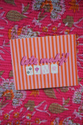 The Mahj Card Stickers in Orange and Pink
