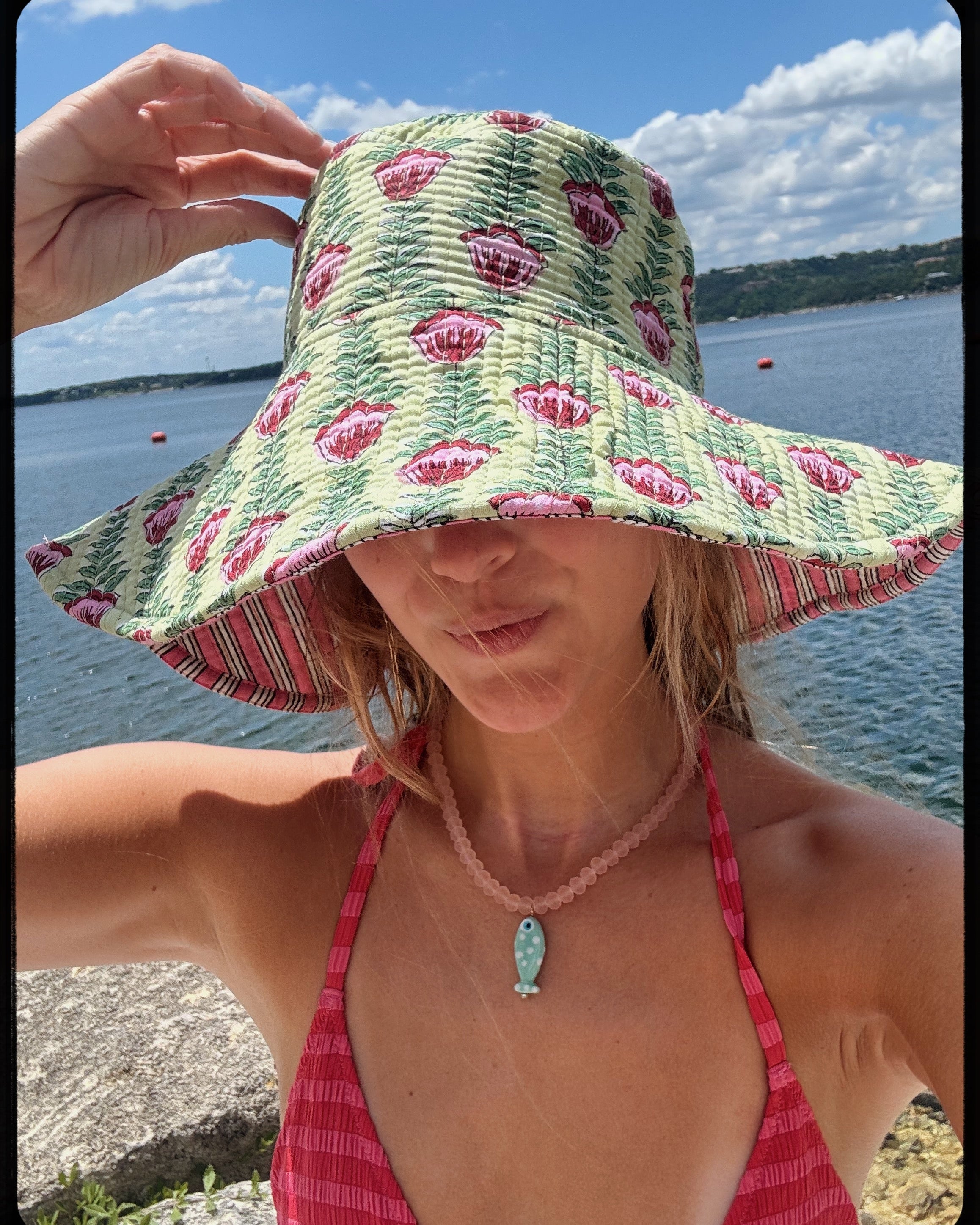 The Dusty Pink Fish Necklace
