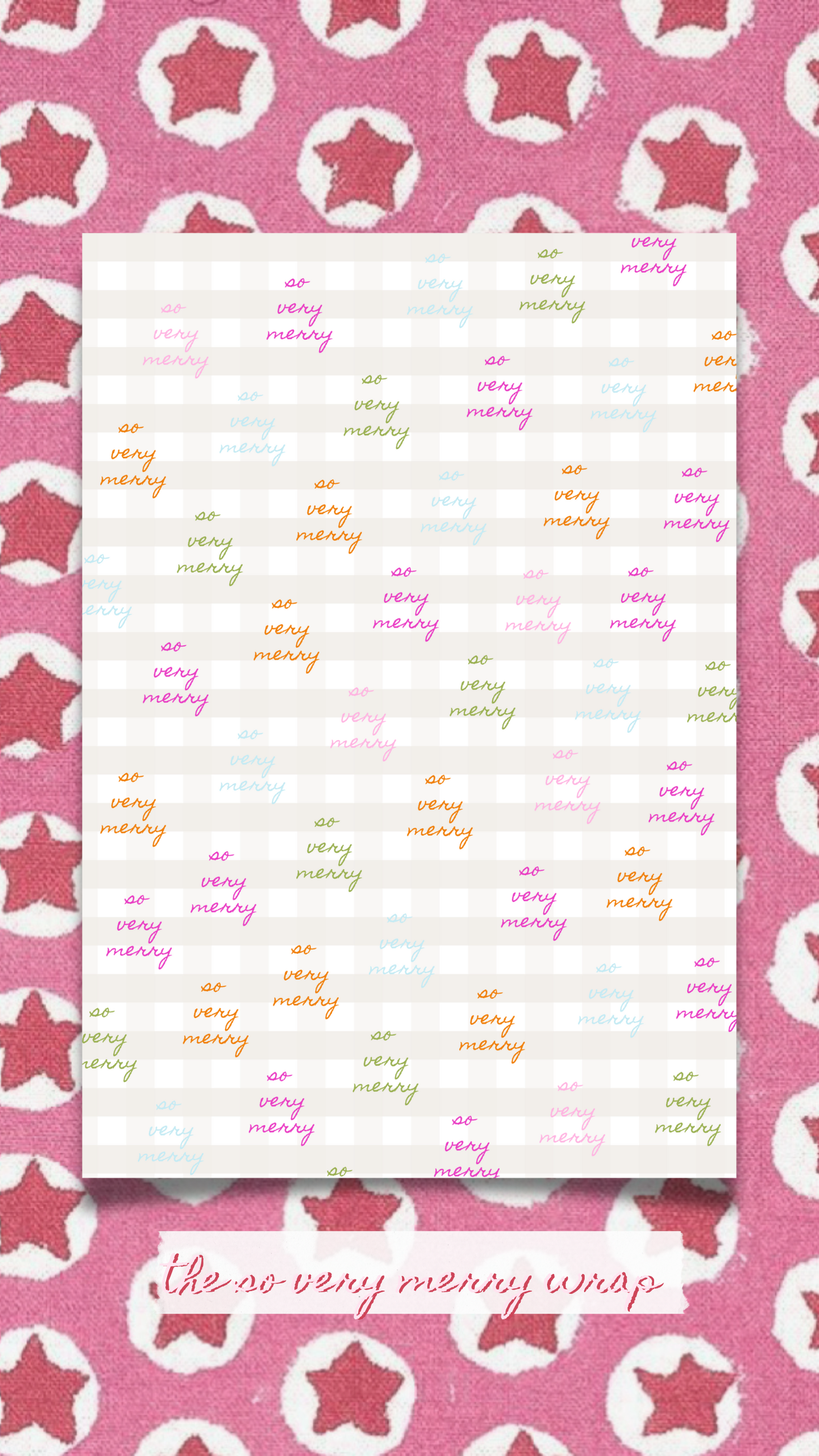 The So Very Merry Wrapping Paper