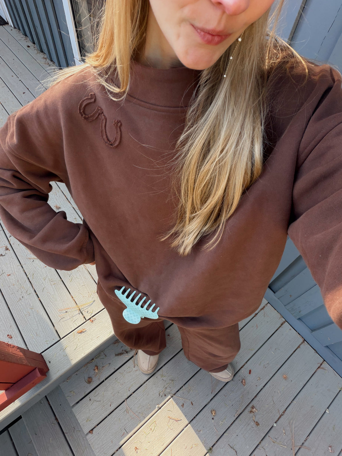 The Lucky Horseshoe Set in Mocha
