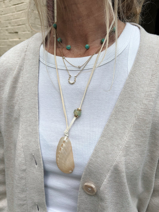 The Abalone Drop Shell Necklace