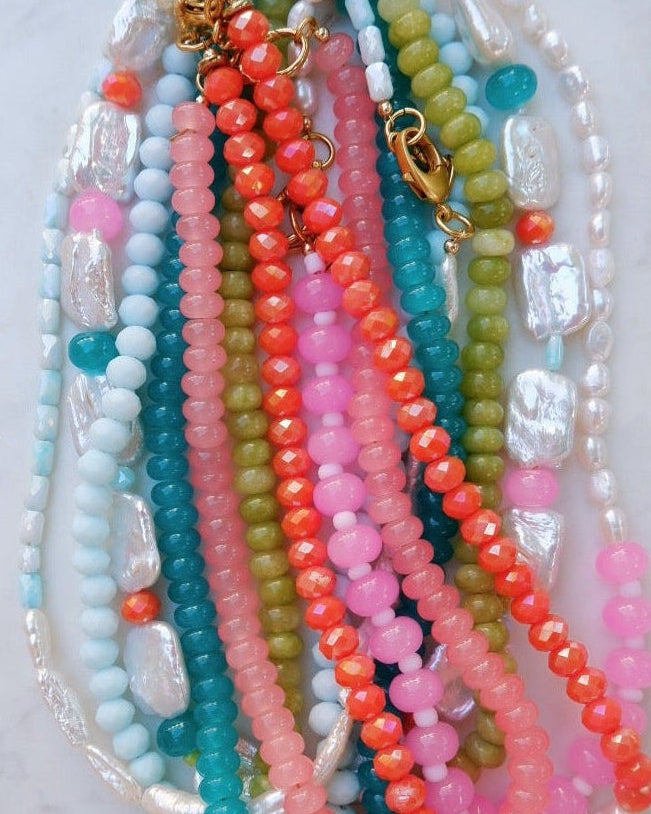 The Dusty Blue Fish Necklace